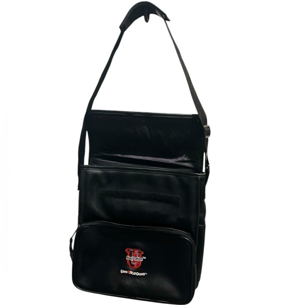 PlayStation Underground Black Crossbody Messenger Bag Adjustable Strap - Picture 3 of 9